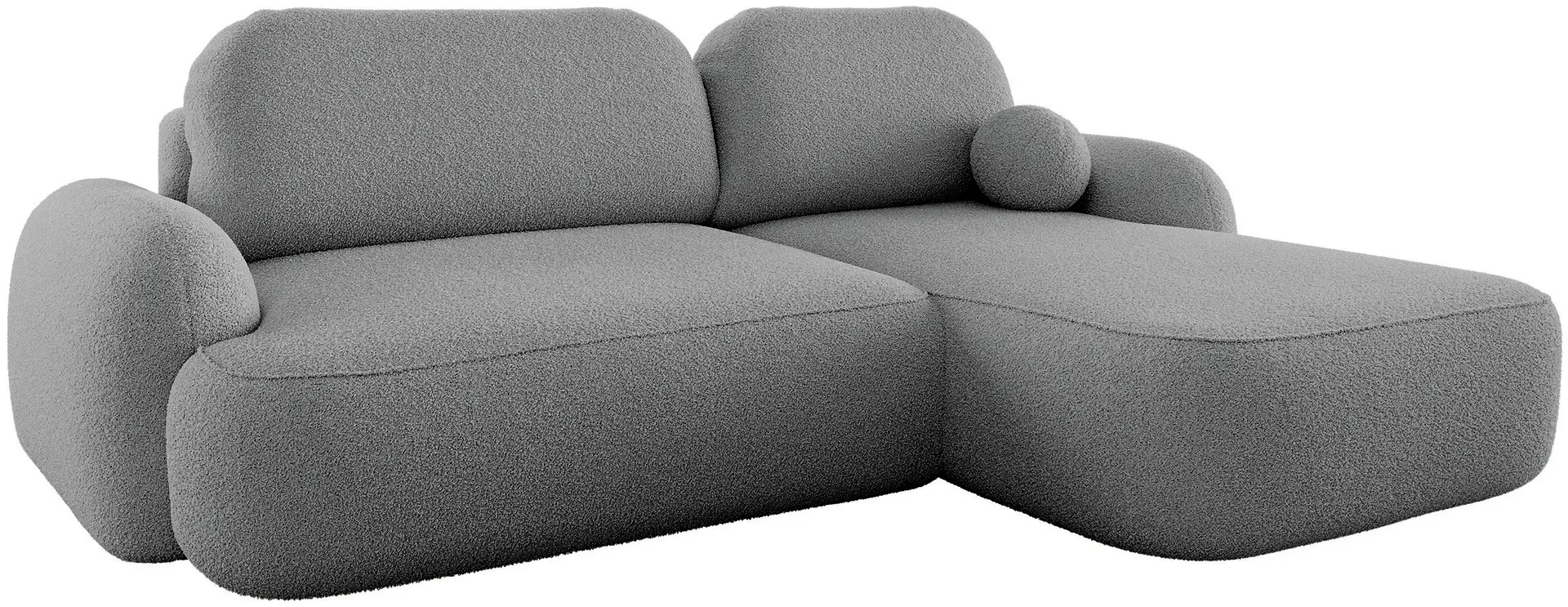 Canapea de colt Space Meble Molly L Terra Frotte 5 (Grey) - 3