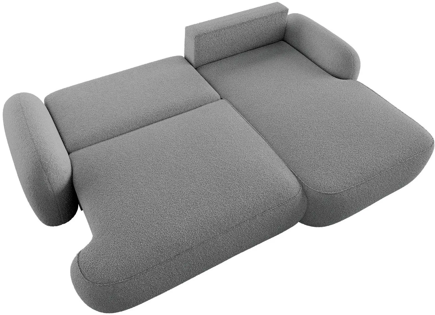 Canapea de colt Space Meble Molly L Terra Frotte 5 (Grey) - 4