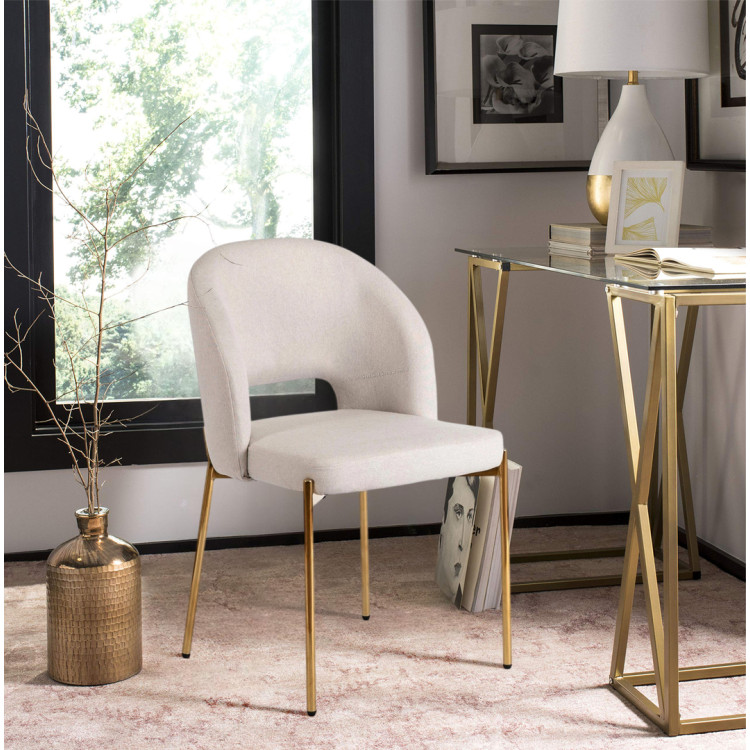 Scaun Mebel Elite Bros (Cream/Gold)