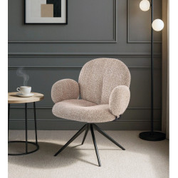 Scaun Halmar K568 (Dark Beige/Black)