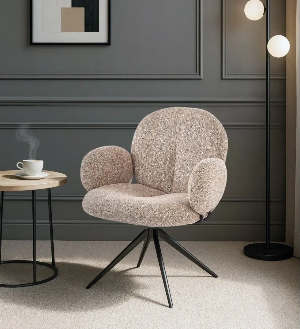 Scaun Halmar K568 (Dark Beige/Black)