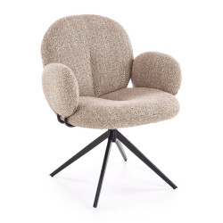 Scaun Halmar K568 (Dark Beige/Black) Thumb
