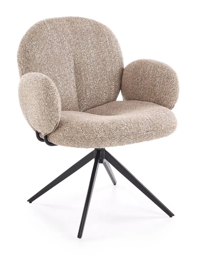 Scaun Halmar K568 (Dark Beige/Black) - 2