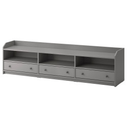 Тумба РТВ Ikea Hauga 206x46x54 (Серый) Thumb
