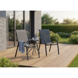 Set scaune de gradina GardenLine TIH1632 (Grey) Thumb