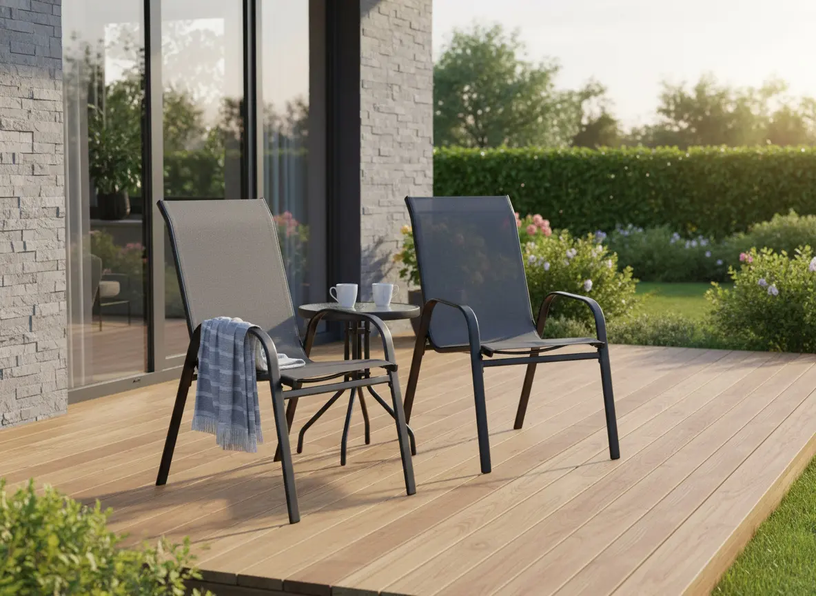 Set scaune de gradina GardenLine TIH1632 (Grey) - 3