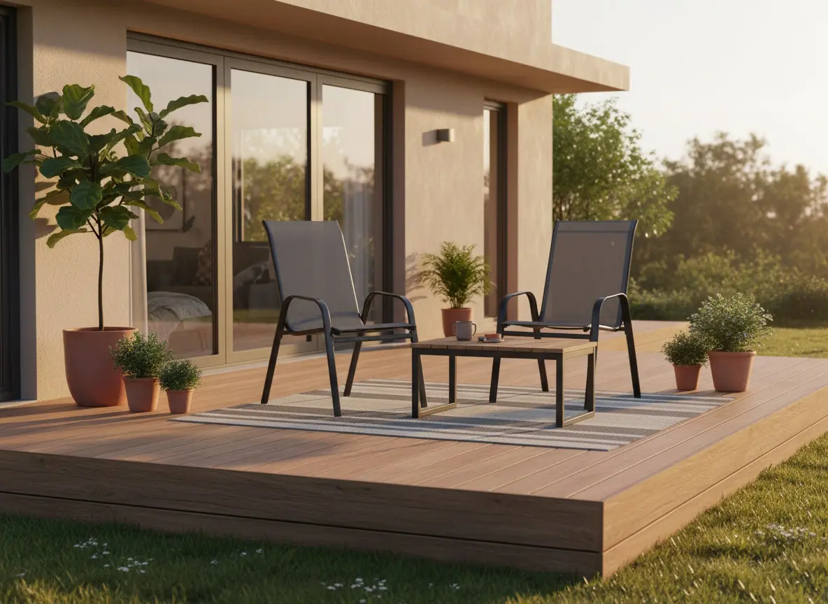 Set scaune de gradina GardenLine TIH1632 (Grey) - 4