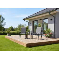 Set scaune de gradina GardenLine TIH1632 (Grey) Thumb