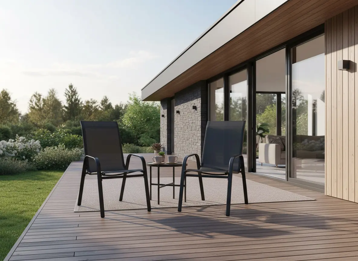 Set scaune de gradina GardenLine TIH1625 (Black) - 7