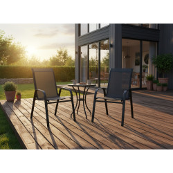 Set scaune de gradina GardenLine TIH1625 (Black) Thumb