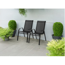 Set scaune de gradina GardenLine TIH1625 (Black) Thumb