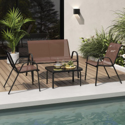 Комплект садовой мебели Costway NP11612BN (Brown)