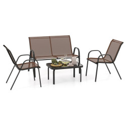 Комплект садовой мебели Costway NP11612BN (Brown) Thumb