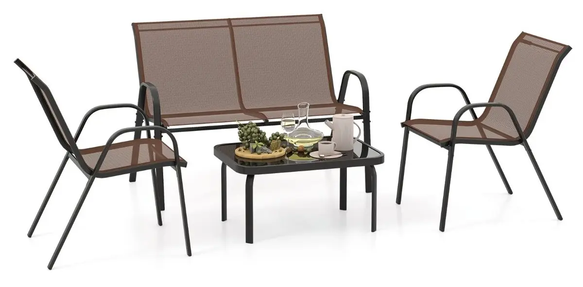 Комплект садовой мебели Costway NP11612BN (Brown) - 2