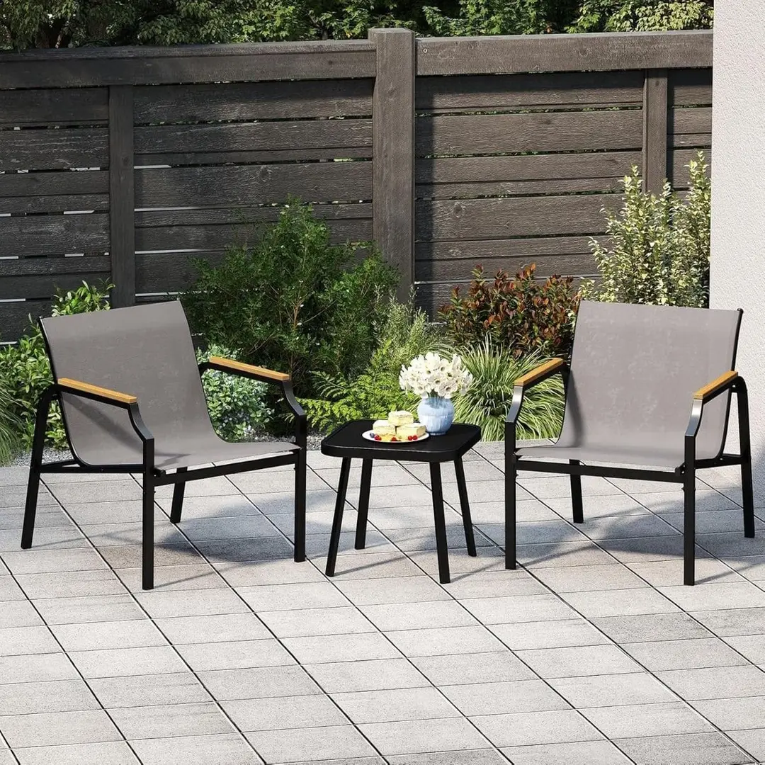 Комплект садовой мебели Costway NP12065GR (Grey) - 4