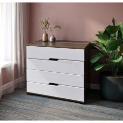 Comoda Marcel Prod Maria COMMA (Walnut/White)