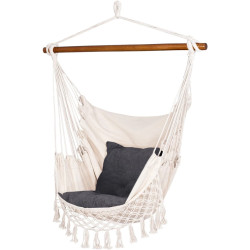 Fotoliu-hamac suspendat Springos Borgo II HM019 (Beige/Gray) Thumb