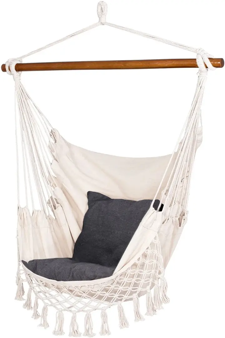 Fotoliu-hamac suspendat Springos Borgo II HM019 (Beige/Gray) - 2
