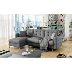 Диван угловой Eltap Asgard L Sawana 05 (Dark Gray)