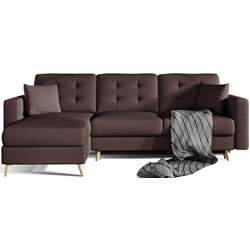 Canapea de colt Eltap Asgard L Soft 66 (Brown) Thumb