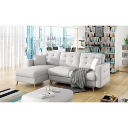 Canapea de colt Eltap Asgard L Soft 17 (White)