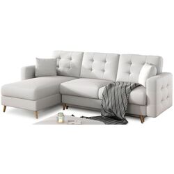 Canapea de colt Eltap Asgard L Soft 17 (White) Thumb