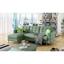 Canapea de colt Eltap Asgard L Soro 34/Jungle 32 (Green)