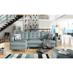 Диван угловой Eltap Asgard L Cover 70/Botanical 80 (Blue Gray/Blue) Thumb