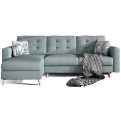 Диван угловой Eltap Asgard L Cover 70/Botanical 80 (Blue Gray/Blue) Thumb