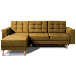 Canapea de colt Eltap Asgard L Monolith 48 (Mustard) Thumb