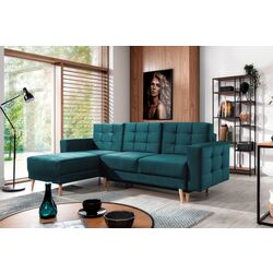 Canapea de colt Eltap Asgard L Monolith 76 (Gray-Blue)