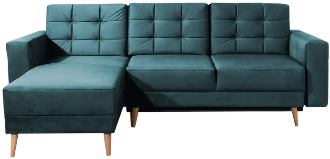 Canapea de colt Eltap Asgard L Monolith 76 (Gray-Blue)