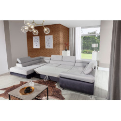 Canapea in forma de U Eltap Letto Sawana 14/Soft 17 Left (Black/White) Thumb