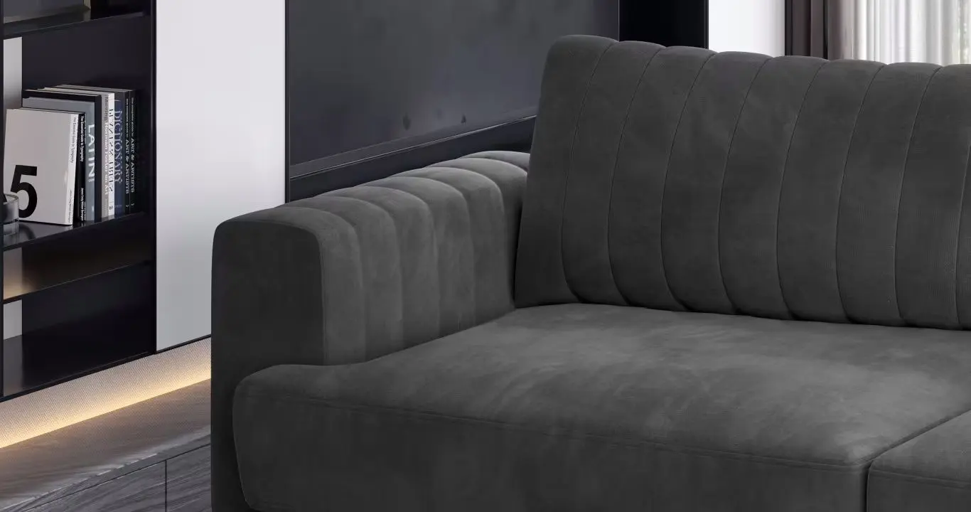 Canapea Eltap Elise Leve 06 (Graphite)