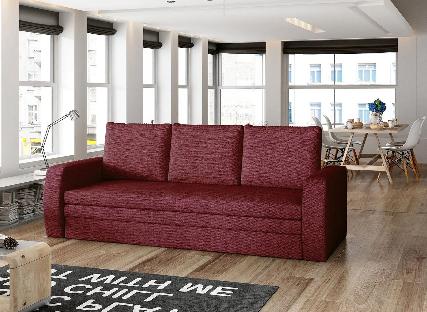 Диван Eltap Inversa Malmo 63 (Burgundy)