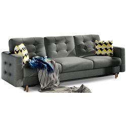 Диван Eltap Asgard 3F Sawana 21/Zigzag 53 (Gray) Thumb