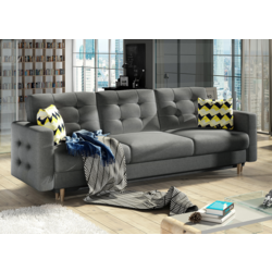 Canapea Eltap Asgard 3F Sawana 21/Zigzag 53 (Gray)