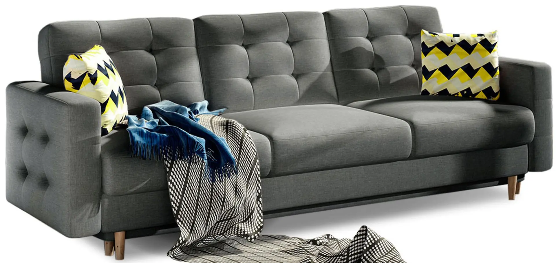 Диван Eltap Asgard 3F Sawana 21/Zigzag 53 (Gray)