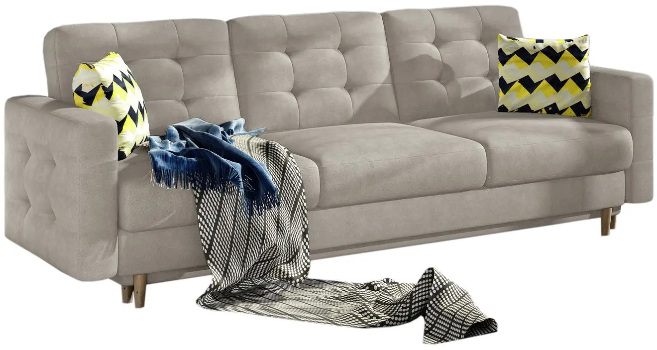 Canapea Eltap Asgard 3F Paros 02/Zigzag 53 (Beige)