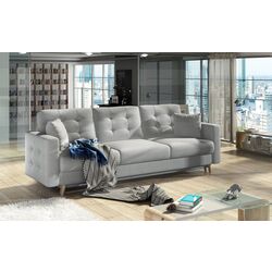 Canapea Eltap Asgard 3F Solid 09 (Light Gray)