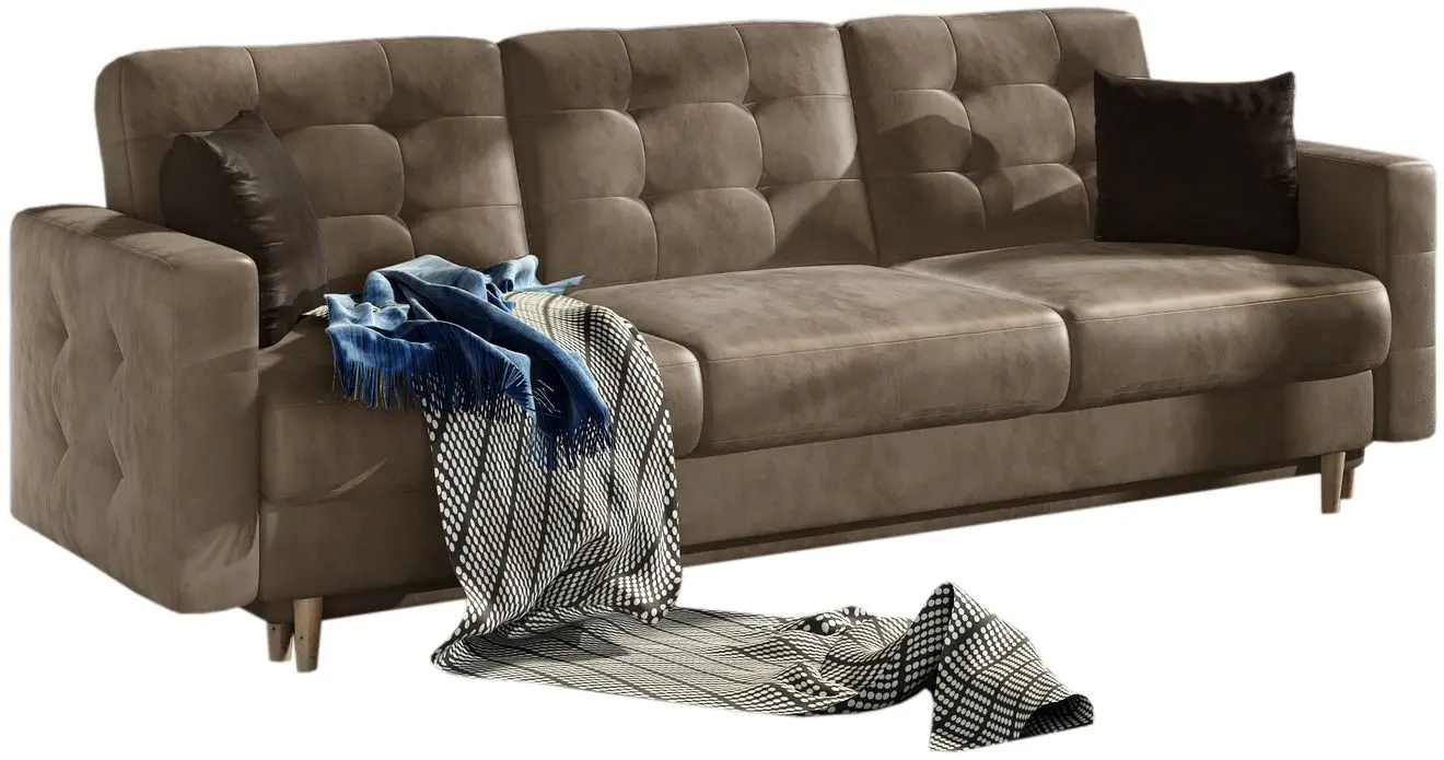 Canapea Eltap Asgard 3F Monolith 09/Monolith 29 (Light Brown/Dark Brown)