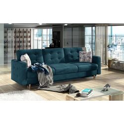 Диван Eltap Asgard 3F Monolith 77/Botanical 80 (Blue)
