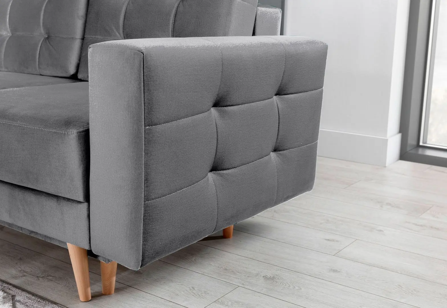 Canapea Eltap Asgard 3F Monolith 84/Monolith 77 (Light Gray/Blue)