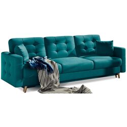 Canapea Eltap Asgard 3F Mat Velvet 75 (Turquoise Dark) Thumb