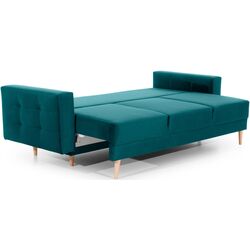 Canapea Eltap Asgard 3F Mat Velvet 75 (Turquoise Dark) Thumb