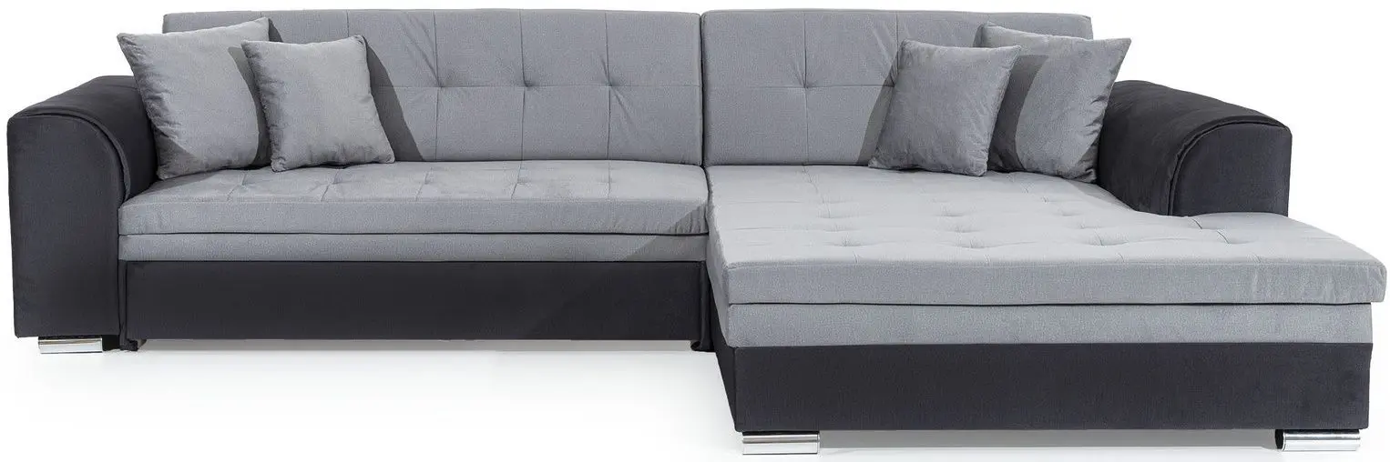 Диван угловой Eltap Sorento Monolith 84/Monolith 97 Right (Gray Light/Dark Graphite) - 2