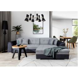 Canapea de colt Eltap Sorento Monolith 84/Monolith 97 Right (Gray Light/Dark Graphite)