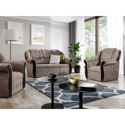 Набор мягкой мебели Eltap Lord 3+1+1 Dora 22 (Beige-Gray)