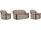 Set de mobila moale Eltap Lord 3+1+1 Dora 22 (Beige-Gray)