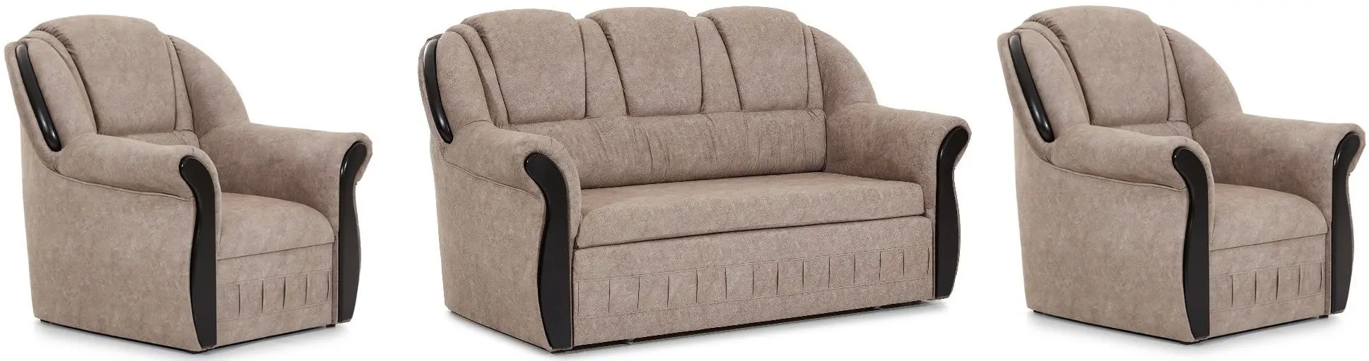 Набор мягкой мебели Eltap Lord 3+1+1 Dora 22 (Beige-Gray)